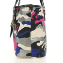 Christian Dior Anselmurail Tote Bag Canvas Multicolor Silver Auth 182566M-3
