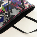 Christian Dior Anselmurail Tote Bag Canvas Multicolor Silver Auth 182566M-6