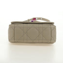 Christian Dior Caro Micro Chain Canage Bag Lamb Skin Beige Gold Auth 182573SAM-5