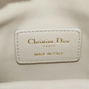 Christian Dior Caro Micro Chain Canage Bag Lamb Skin Beige Gold Auth 182573SAM-20
