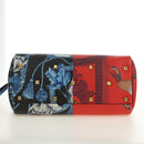 Salvatore Ferragamo Gancini Studio Tasche Leder 2-Wege Multicolor Gold Auth 182574M-11
