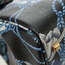Salvatore Ferragamo Gancini Studio Tasche Leder 2-Wege Multicolor Gold Auth 182574M-12