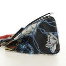 Salvatore Ferragamo Gancini Studio Tasche Leder 2-Wege Multicolor Gold Auth 182574M-4
