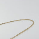 CHANEL Schultertasche mit Kette Lammleder Gold CC Auth 182577A-8