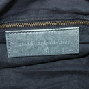 BALENCIAGA Zazigi Hand Bag Leather 2way Green 128523 Auth 182579V-25