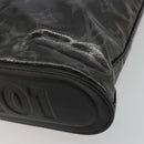 LOUIS VUITTON Monogram Eclipse Glaze Pochette Cosmos Black M63373 Auth 182580-15