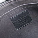 LOUIS VUITTON Monogram Eclipse Glaze Pochette Cosmos Black M63373 Auth 182580-17