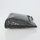 LOUIS VUITTON Monogram Eclipse Glaze Pochette Cosmos Black M63373 Auth 182580-3