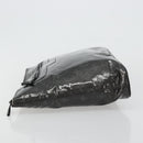 LOUIS VUITTON Monogram Eclipse Glaze Pochette Cosmos Black M63373 Auth 182580-4