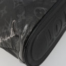 LOUIS VUITTON Monogram Eclipse Glaze Pochette Cosmos Black M63373 Auth 182580-14