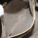 Miu Miu Hand Bag Leather 2way Black Gold Auth 182587V-24