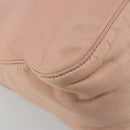 FENDI Mamma Baguette Schultertasche Leder Rosa Silber Auth 182588-14