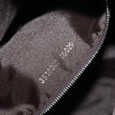 FENDI Zucca Canvas Mamma Baguette Shoulder Bag Black Brown Auth 182589V-12