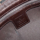 FENDI Zucca Canvas Mamma Baguette Schoudertas Zwart Bruin Auth 182590M-18