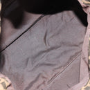 FENDI Zucca Canvas Mamma Baguette Shoulder Bag Black Brown Auth 182591A-18