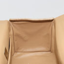 FENDI Zucca Canvas Mamma Baguette Hand Bag Wool Beige Silver Auth 182593V-23