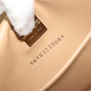 FENDI Zucca Canvas Mamma Baguette Hand Bag Wool Beige Silver Auth 182593V-11