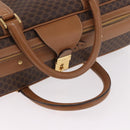 CELINE Attache Case Macadam Canvas Trunk PVC Brown Gold Auth 182603-8