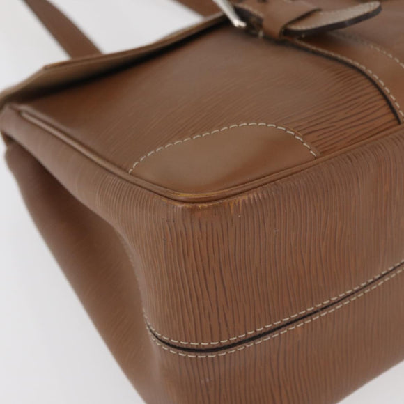 LOUIS VUITTON Epi Segur MM Umhängetasche Braun Camel M58861 LV Auth 182606A