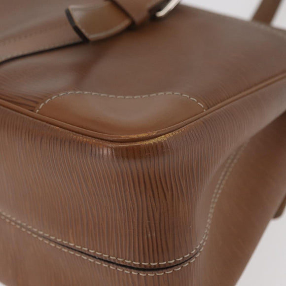 LOUIS VUITTON Epi Segur MM Umhängetasche Braun Camel M58861 LV Auth 182606A