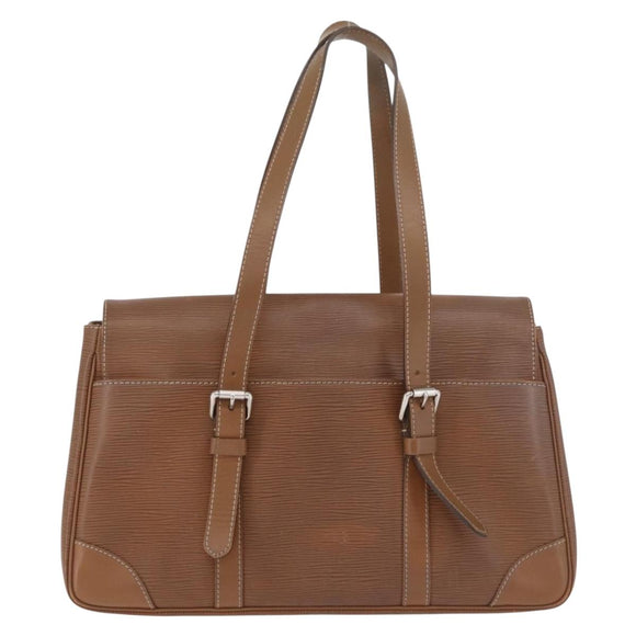 LOUIS VUITTON Epi Segur MM Umhängetasche Braun Camel M58861 LV Auth 182606A