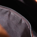 FENDI Mamma Baguette Schoudertas Harako leer Beige Zilver Auth 182607A-25