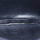 Christian Dior Trotter Canvas Schoudertas Marinegoud Auth 182609-12