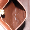 Burberrys Nova Check Hand Bag PVC Beige Gold Auth 182610A-12