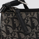 Christian Dior Trotter Canvas Accessoire-Tasche Grau Silber Auth 182611SAV-14