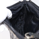 Christian Dior Trotter Canvas Accessoire-Tasche Grau Silber Auth 182611SAV-18