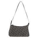 Christian Dior Trotter Canvas Accessoire-Tasche Grau Silber Auth 182611SAV-2