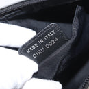 Christian Dior Trotter Canvas Accessoire-Tasche Grau Silber Auth 182611SAV-20