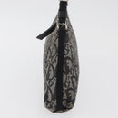 Christian Dior Trotter Canvas Accessoire-Tasche Grau Silber Auth 182611SAV-4