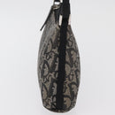 Christian Dior Trotter Canvas Accessoire-Tasche Grau Silber Auth 182611SAV-5