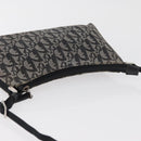 Christian Dior Trotter Canvas Accessoire-Tasche Grau Silber Auth 182611SAV-6