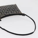 Christian Dior Trotter Canvas Accessoire-Tasche Grau Silber Auth 182611SAV-7