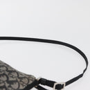 Christian Dior Trotter Canvas Accessoire-Tasche Grau Silber Auth 182611SAV-8