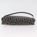 Christian Dior Trotter Canvas Accessoire-Tasche Grau Silber Auth 182611SAV-9