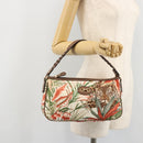 Salvatore Ferragamo Gancini Animalmuster Tasche Canvas Mehrfarbig Original 182618A-23