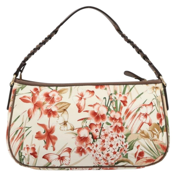 Salvatore Ferragamo Gancini Animalmuster Tasche Canvas Mehrfarbig Original 182618A