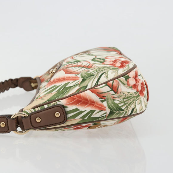 Salvatore Ferragamo Gancini Animalmuster Tasche Canvas Mehrfarbig Original 182618A