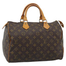 LOUIS VUITTON Monogram Speedy 30 Hand Bag M41526 LV Auth 182620A-1