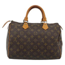 LOUIS VUITTON Monogram Speedy 30 Hand Bag M41526 LV Auth 182620A-2