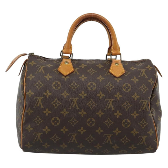 LOUIS VUITTON Monogram Speedy 30 Hand Bag M41526 LV Auth 182620A