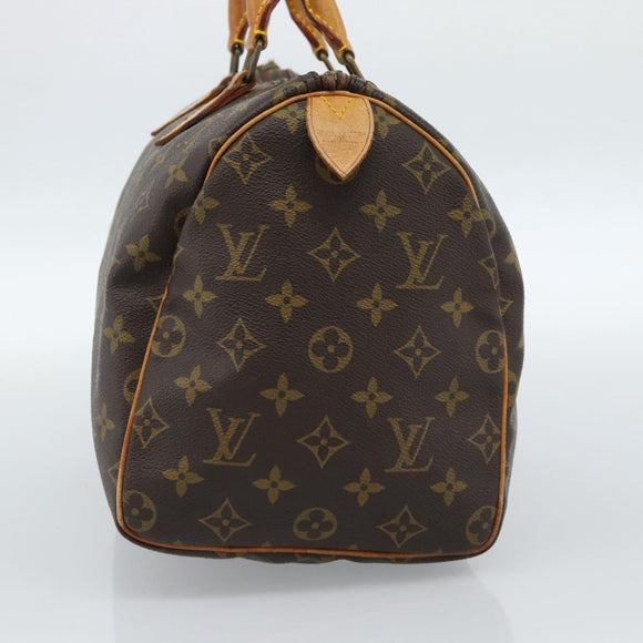 LOUIS VUITTON Monogram Speedy 30 Hand Bag M41526 LV Auth 182620A