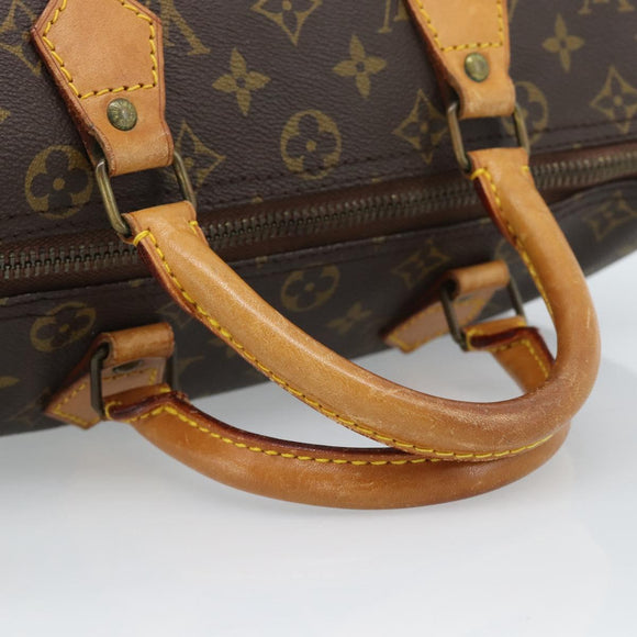 LOUIS VUITTON Monogram Speedy 30 Hand Bag M41526 LV Auth 182620A