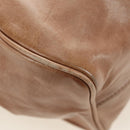Miu Miu Hand Bag Leather 2way Beige Gold Auth 182623SAM-18