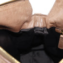 Miu Miu Hand Bag Leather 2way Beige Gold Auth 182623SAM-24