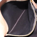 Miu Miu Hand Bag Leather 2way Beige Gold Auth 182623SAM-26