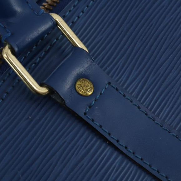LOUIS VUITTON Epi Keepall 55 Boston Bag Toledo Blue M42955 LV Auth 182624